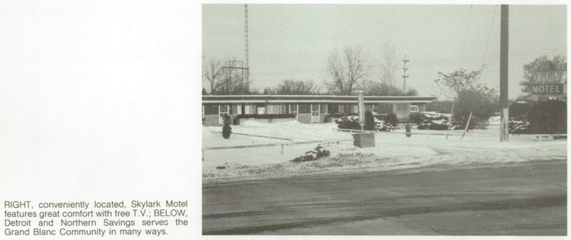Skylark Motel - 1972 Yearbook Ad (newer photo)